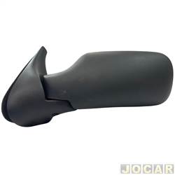 Retrovisor externo - Metagal - <b>Fiat Uno Mille Fire 1.0 mpi 8V 2P de 2001 at 2004</b> - Uno fire 2001 at 2004 - 2 portas - fixo sem controle - lado do motorista - cada (unidade) - AT.20.M49.00 / RTME49FX