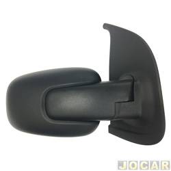 Retrovisor externo - SPJ - Fiat Uno Way 1.4 8V EVO Flex 2P de 2010 até 2013 - Uno 2011 até 2014 - 2 portas - sem controle - texturizado - lado do passageiro - cada (unidade) - EB-680
