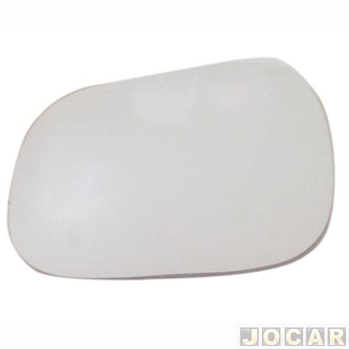 Lente do retrovisor com base - Metagal - Fiorino 2013 em diante - Partner Rapid 2022 em diante - lado do motorista - cada (unidade) - RTXM13