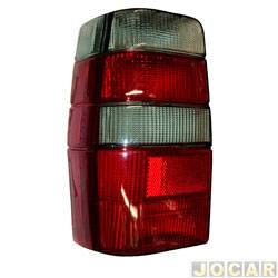 Lanterna traseira principal - M.Carto - <b>Fiat Fiorino Pick-up Working 1.5 mpi de 1996 at 1999</b> - Fiorino 1986 at 2004 - fum - lado do motorista - cada (unidade) - 411274