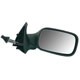 Retrovisor externo - importado - Fiat Uno Mille Fire 1.0 mpi 8V 2P de 2001 at 2004 - Uno fire 2001 at 2004 - com controle manual - 2 portas - preto - lado do passageiro - cada (unidade) - 21344