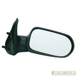 Retrovisor externo - alternativo - Retrovex - Uno 2005 at 2010 - 2 portas - fixo(sem controle) - preto - lado do passageiro - cada (unidade) - 411320