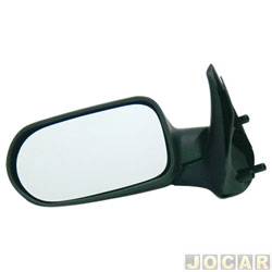 Retrovisor externo - alternativo - Retrovex - Uno 2005 at 2010 - 2 portas - fixo(sem controle) - preto - lado do motorista - cada (unidade) - 411321