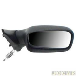 Retrovisor externo - alternativo - Retrovex - <b>Fiat Uno Mille Fire 1.0 mpi 8V 4P de 2001 at 2004</b> - Uno fire 2001 at 2004 - 4 portas - com controle manual - lado do passageiro - cada (unidade) - 411334