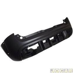 Para-choque traseiro - alternativo - DTS - <b>Fiat Uno Way 1.3 8V EVO GSR Flex 4P de 2017 at 2021</b> - Uno way 2014 at 2021 - liso - para pintar - cada (unidade) - 3466