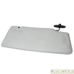 Quebra-sol - alternativo - <b>Fiat Fiorino Pick-up LX 1.6 mpi de 1994 at 1997</b> - Uno/Elba/Prmio/Fiorino 1984 at 2004 - com espelho - gelo - lado do motorista - cada (unidade)