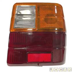 Lanterna traseira principal - alternativo - Cofran - <b>Fiat Uno 1.6 mpi 2P de 1993 at 1996</b> - Uno 1984 at 2004 - tricolor - lado do passageiro - cada (unidade) - 3506.4