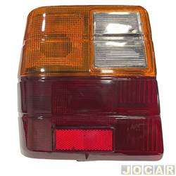 Lanterna traseira principal - alternativo - Cofran - <b>Fiat Uno Turbo 1.4 mpi 2P de 1994 at 1996</b> - Uno 1984 at 2004 - tricolor - lado do motorista - cada (unidade) - 3507.4