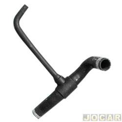 Mangueira do radiador - Jahu - <b>Fiat Uno Mille EX 1.0 mpi 2P lcool de 1999 at 2000</b> - Uno mille 1.0 1996 at 2004 - com ar condicionado - inferior - cada (unidade) - 15987-9