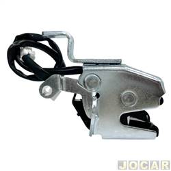 Fechadura da porta - Ori - <b>Fiat Fiorino Furgo Hard Working 1.4 8V Evo Flex de 2016 at 2021</b> - Fiorino 2013 em diante - com micro switch - 2 fios - traseira - superior - lado do motorista - cada (unidade) - 40458