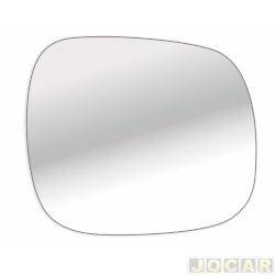 Lente do retrovisor com base - Troque Fcil - Fiorino 2013 em diante - Partner Rapid 2022 em diante - lado do passageiro - cada (unidade) - 6633C
