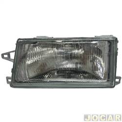 Farol principal - alternativo - Lightway - <b>Fiat Fiorino Pick-up Working 1.5 mpi de 1996 at 1999</b> - Uno/Fiorino 1991 at 2004 - Elba/Prmio 1991 at 1996 - H4 - lado do motorista - cada (unidade) - LW4007