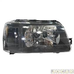 Farol principal - alternativo - Lightway - Uno 2005 at 2011 - H4 - mscara negra - lado do passageiro - cada (unidade) - LW4030