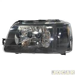 Farol principal - alternativo - Lightway - Uno 2005 at 2011 - H4 - mscara negra - lado do motorista - cada (unidade) - LW4031