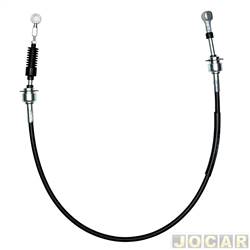 Cabo de comando do cmbio - Fnia - <b>Fiat Uno Sporting 1.4 8V EVO Dualogic Plus Flex 4P de 2014 at 2016</b> - Uno 1.0/1.4 2011 at 2021 -  Fiorino 2013 at 2021 - para engate - 1105mm - cada (unidade) - 81-238