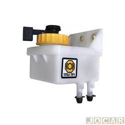Reservatrio do leo de freio - alternativo - Marvini - <b>Fiat Strada Cabine Simples Hard Working 1.4 8V Flex 2P de 2016 at 2020</b> - Uno 2010 at 2021 - Palio 2009 em diante - 2 bicos - cada (unidade) - M-561
