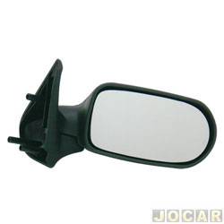 Retrovisor externo - alternativo - Cofran - Uno 2005 at 2010 - 4 portas - sem controle - preto - lado do passageiro - cada (unidade) - 41405