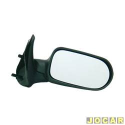 Retrovisor externo - alternativo - Uno 2005 at 2010 - 2 portas - fixo(sem controle) - preto - lado do passageiro - cada (unidade)
