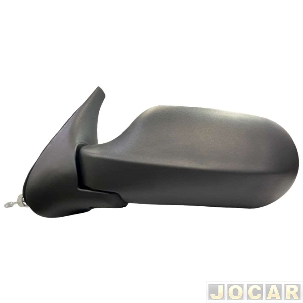 Retrovisor externo - Metagal - Uno 2005 até 2010 - 2 portas - com controle manual - preto - lado do motorista - cada (unidade) - RTRE11CR