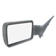 Retrovisor externo - alternativo - Fiat Uno CS Export 1.5 2P de 1990 at 1990 - Uno/Prmio/Elba CS 1989 at 1990 - sem controle - preto - lado do motorista - cada (unidade)