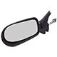 Retrovisor externo - SPJ - Fiat Uno Furgo 1.3 8V Fire Flex 2P de 2006 at 2013 - Uno 2005 at 2010 2 portas - com controle manual - preto - lado do motorista - cada (unidade) - EB433