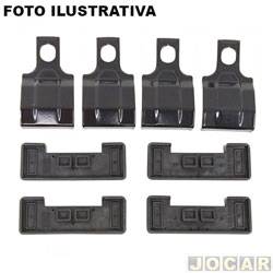 Kit para rack - Eqmax - Uno 4 portas 2005 at 2010 - Ao - n.38 - jogo - kit38