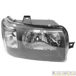 Farol principal - alternativo - RCD (InovWay) - Uno 2005 at 2010 - Fiorino 2005 em diante - H4 - mscara negra - lado do passageiro - cada (unidade) - FE21606