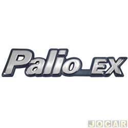 Letreiro - alternativo - <b>Fiat Palio Hatch EX 1.0 mpi 2P de 1998 at 2000</b> - Palio 1998 at 2000 - Palio EX - cada (unidade)