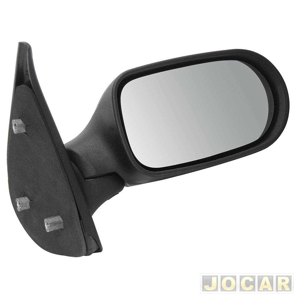 Retrovisor externo - Metagal - Palio 2001 até 2003 - 2 portas - Strada - sem controle - preto - lado do passageiro - cada (unidade) - A 20.M28.00 /...