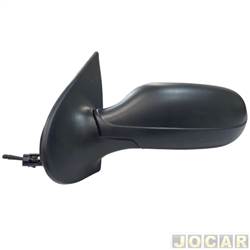 Retrovisor externo - alternativo - Retrovex - <b>Fiat Palio Hatch ELX 1.0 8V Flex 4P de 2005 at 2007</b> - Palio 2004 at 2007 - 4 portas - com controle - preto - lado do motorista - cada (unidade) - RX 4453