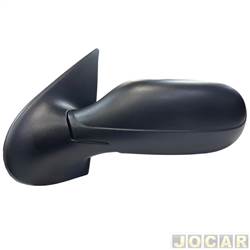 Retrovisor externo - alternativo - Retrovex - <b>Fiat Palio Hatch ELX 1.0 8V Flex 4P de 2005 at 2007</b> - Palio 2004 at 2007 - 4 portas - sem controle - preto - lado do motorista - cada (unidade) - RX 4455