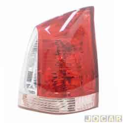 Lanterna traseira principal - importado - <b>Fiat Palio Hatch EX 1.0 8V Flex 2P de 2005 at 2007</b> - Palio hatch 2004 at 2007 - pisca branco - lado do passageiro - cada (unidade) - 28884
