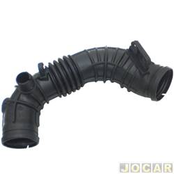 Mangueira do filtro de ar - alternativo - <b>Fiat Palio Hatch ELX 1.5 mpi 4P de 1999 at 2000</b> - Palio/Siena 1.5 MPI 1996 at 2000 - sada larga - preta - cada (unidade)