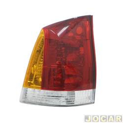 Lanterna traseira principal - alternativo - Cofran - <b>Fiat Palio Hatch 1.8R Flex 4P de 2005 at 2007</b> - Palio 2004 at 2007 - pisca amarelo - lado do passageiro - cada (unidade) - 3522.4