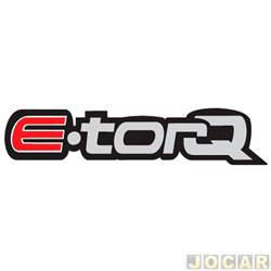 Letreiro - alternativo - <b>Fiat Palio Hatch Sporting 1.6 16V Flex 4P de 2011 at 2017</b> - Palio 2011 em diante - E.torQ - resinado - cada (unidade)