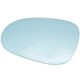 Lente do retrovisor sem base - Flabeg (Refil) - Fiat Palio Hatch Sporting 1.6 16V Flex 4P de 2011 at 2017 - Palio 2011 at 2017 - Grand Siena 2012 at 2021 - azul - lado do motorista - cada (unidade) - 1893
