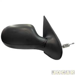 Retrovisor externo - SPJ - <b>Fiat Palio Hatch Fire Way 1.0 8V Flex 4P de 2014 at 2017</b> - Palio economy 2011 at 2014 - Palio fire 2014 at 2017 - com controle manual - 4 portas - lado do passageiro - cada (unidade) - EB-802