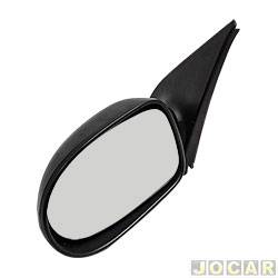 Retrovisor externo - SPJ - <b>Fiat Palio Weekend Attractive 1.4 8V Flex de 2012 at 2020</b> - Palio Weekend 2013 at 2020 - Siena 2013 at 2016 - 4 portas - com controle manual - lado do motorista - cada (unidade) - EB-785