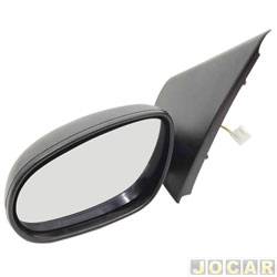 Retrovisor externo - Metagal - <b>Fiat Palio Hatch Essence 1.6 16V Dualogic Flex 4P de 2011 at 2013</b> - Grand Siena/Palio 2012 at 2021 - eltrico - com sensor - lado do motorista - cada (unidade) - RTUE55CE