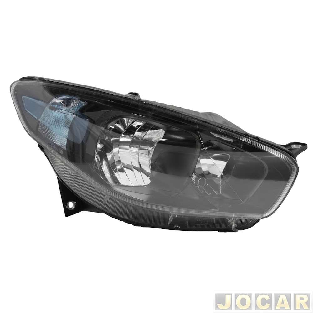 Farol principal - importado - Grand Siena 2012 até 2021 - H1/H1 - máscara negra - lado do passageiro - cada (unidade) - ZN14141144