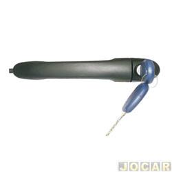 Maaneta externa da porta - <b>Fiat Palio Hatch 1.8R Flex 4P de 2005 at 2007</b> - Palio 2004 at 2008 - com alojamento para transponder Snake Key - lado do motorista - cada (unidade)