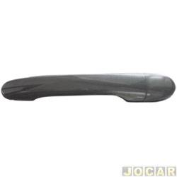 Maaneta externa da porta - <b>Fiat Palio Hatch HLX 1.8 8V Flex 4P de 2004 at 2007</b> - Palio/Siena/Weekend 2004 em diante - 4 portas - sem chave - preta - traseiro - lado do motorista - cada (unidade)