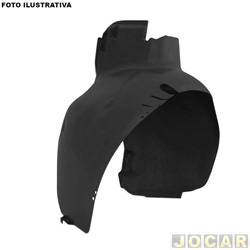 Para-barro do para-lama dianteiro - <b>Fiat Siena HLX Dualogic 1.8 8V Flex de 2009 at 2010</b> - Palio Hatch 2008 at 2011/Weekend/Siena 2008 em diante - preto - lado do motorista - cada (unidade)