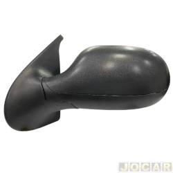 Retrovisor externo - Metagal - <b>Fiat Palio Hatch Fire 1.0 8V Flex 2P de 2014 at 2016</b> - Palio fire/Economy 2011 at 2016 2 portas - eltrico - preto - lado do motorista - cada (unidade) - RTVE21CE