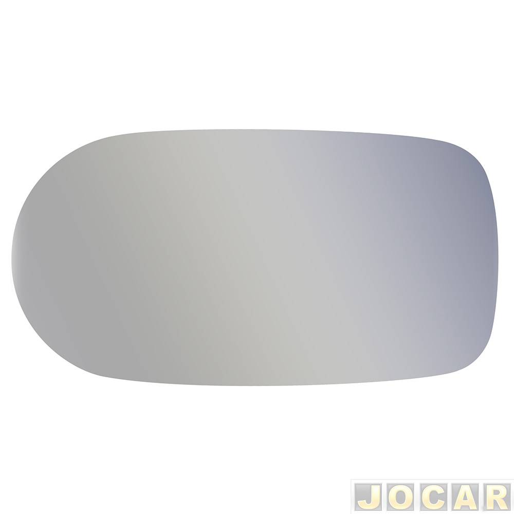 Lente do retrovisor com base - Metagal - Palio 2004 até 2011-Siena 2004 até 2012-Strada 2004 até 2013 - lado do motorista - cada (unidade) - RTNM75