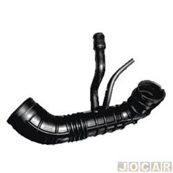 Mangueira do filtro de ar - alternativo - Flrio - <b>Fiat Palio Hatch ELX 1.0 8V Flex 4P de 2005 at 2007</b> - Palio/Siena 1.0 8v 2004 at 2007 - preta - cada (unidade) - 43882