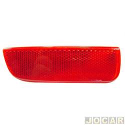 Lanterna do para-choque - <b>Fiat Palio Weekend HLX 1.8 8V Flex de 2004 at 2008</b> - Palio weekend 2005 at 2008 - defletor - vermelha - traseiro - lado do motorista - cada (unidade)