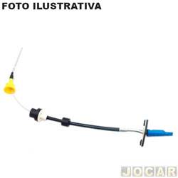 Cabo de embreagem - Fnia - <b>Fiat Palio Hatch EX 1.3 mpi 8V Fire 4P de 2002 at 2003</b> - Palio 1.3/1.6 2001 em diante - cada (unidade) - 81-122