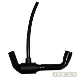 Mangueira do respiro do leo - Jahu - <b>Fiat Palio Hatch EX 1.0 mpi 16V Fire 2P de 2002 at 2003</b> - Palio/Siena/Weekend 1.0 16v 2000 at 2003 - rabicho - cada (unidade) - 21543-8
