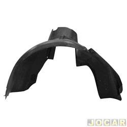 Para-barro do para-lama dianteiro - importado - <b>Fiat Palio Hatch Attractive 1.0 8V Flex 4P de 2011 at 2017</b> - Palio hatch 2012 em diante - preto - lado do passageiro - cada (unidade) - 24644
